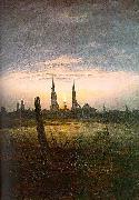 Caspar David Friedrich City at Moonrise Germany oil painting artist
